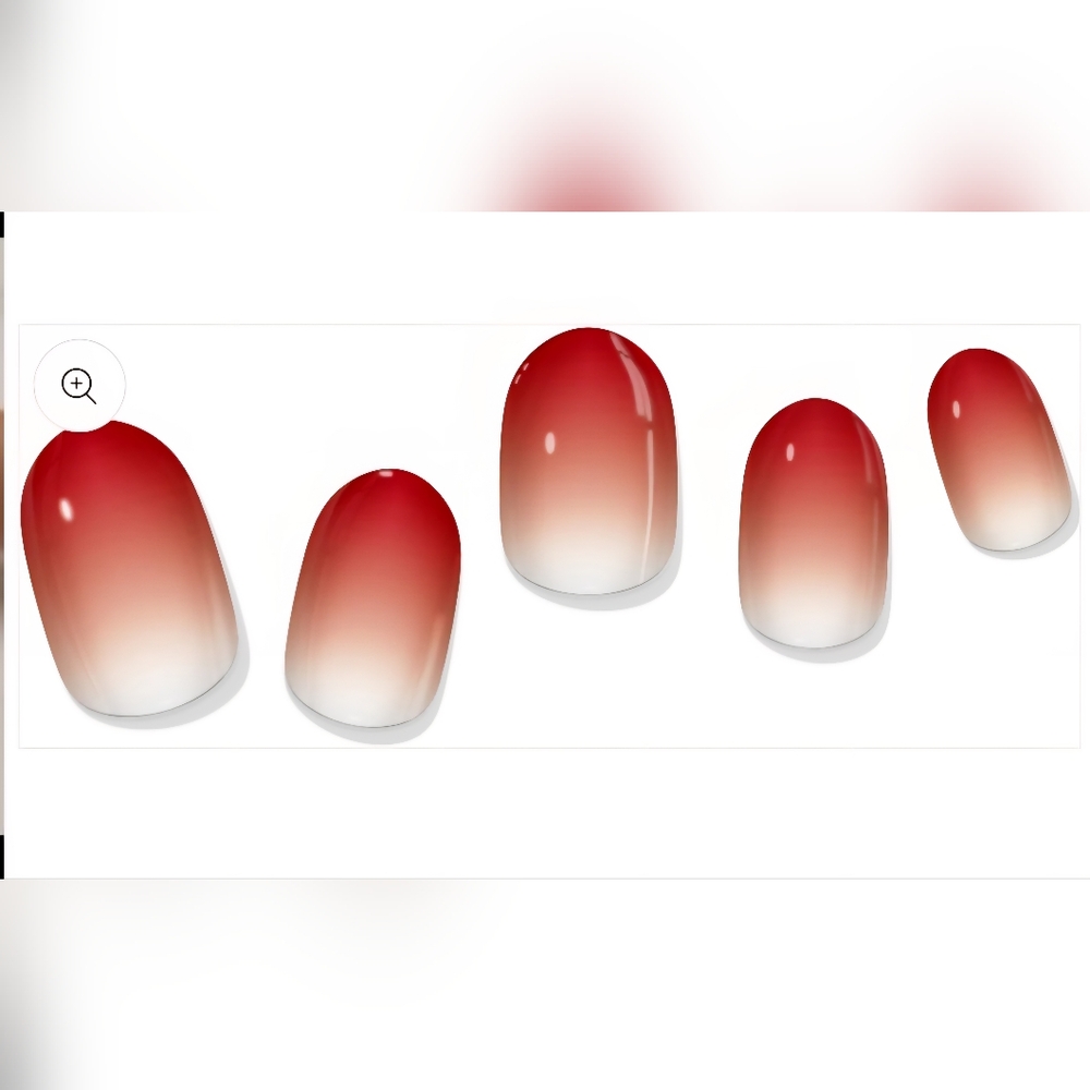 NWT Lauren B Beauty Apricot Gradient Gel Nail Wrap - Picture 2 of 3